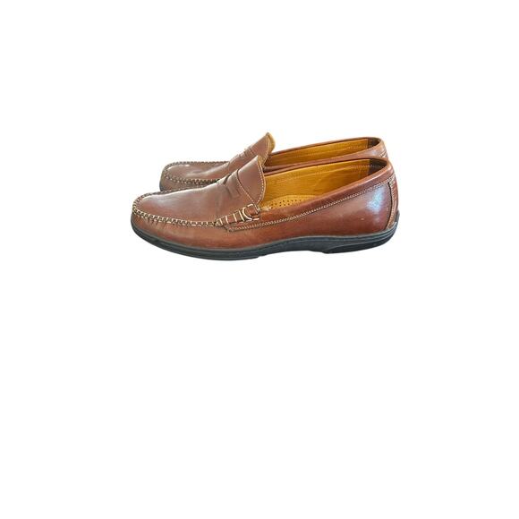 Cole Haan Nike Air Mens Penny Loafer Leather Brown Slip On Classic SZ9.5M main image 10